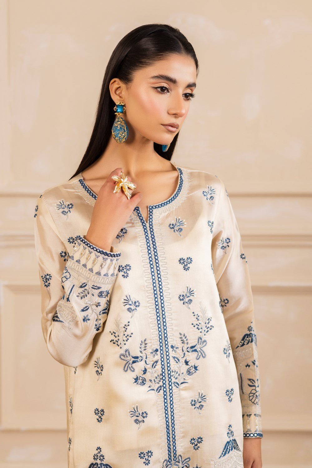 Maryum N Maria | Zaira Pret | MARIGOLD by Maryum N Maria - Designer Dress - Type: Ladies Clothes - Available at Libayah - 100% Original