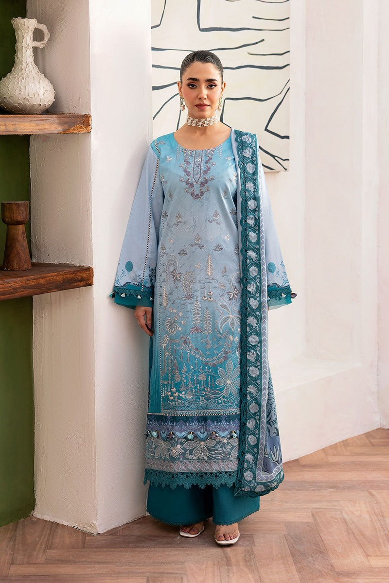 Ramsha | Mashaal Luxury Lawn |  L-1406 by Ramsha - Designer Dress  - Type : Ladies Clothes - Available at Libayah - 100% Original 