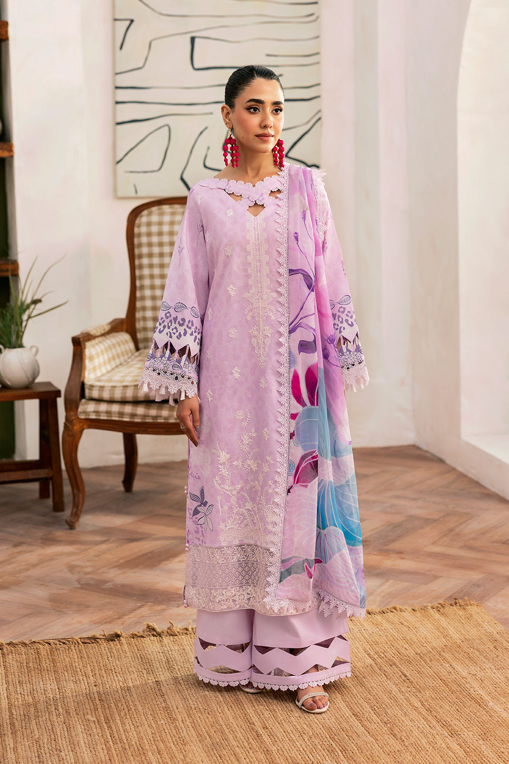 Ramsha | Mashaal Luxury Lawn |  L-1404 by Ramsha - Designer Dress  - Type : Ladies Clothes - Available at Libayah - 100% Original 