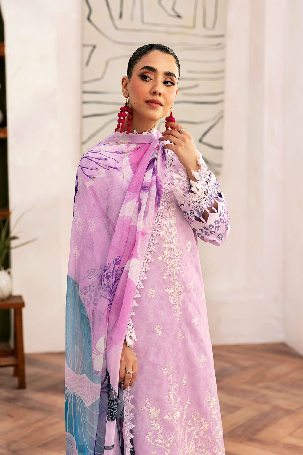 Ramsha | Mashaal Luxury Lawn |  L-1404 by Ramsha - Designer Dress  - Type : Ladies Clothes - Available at Libayah - 100% Original 