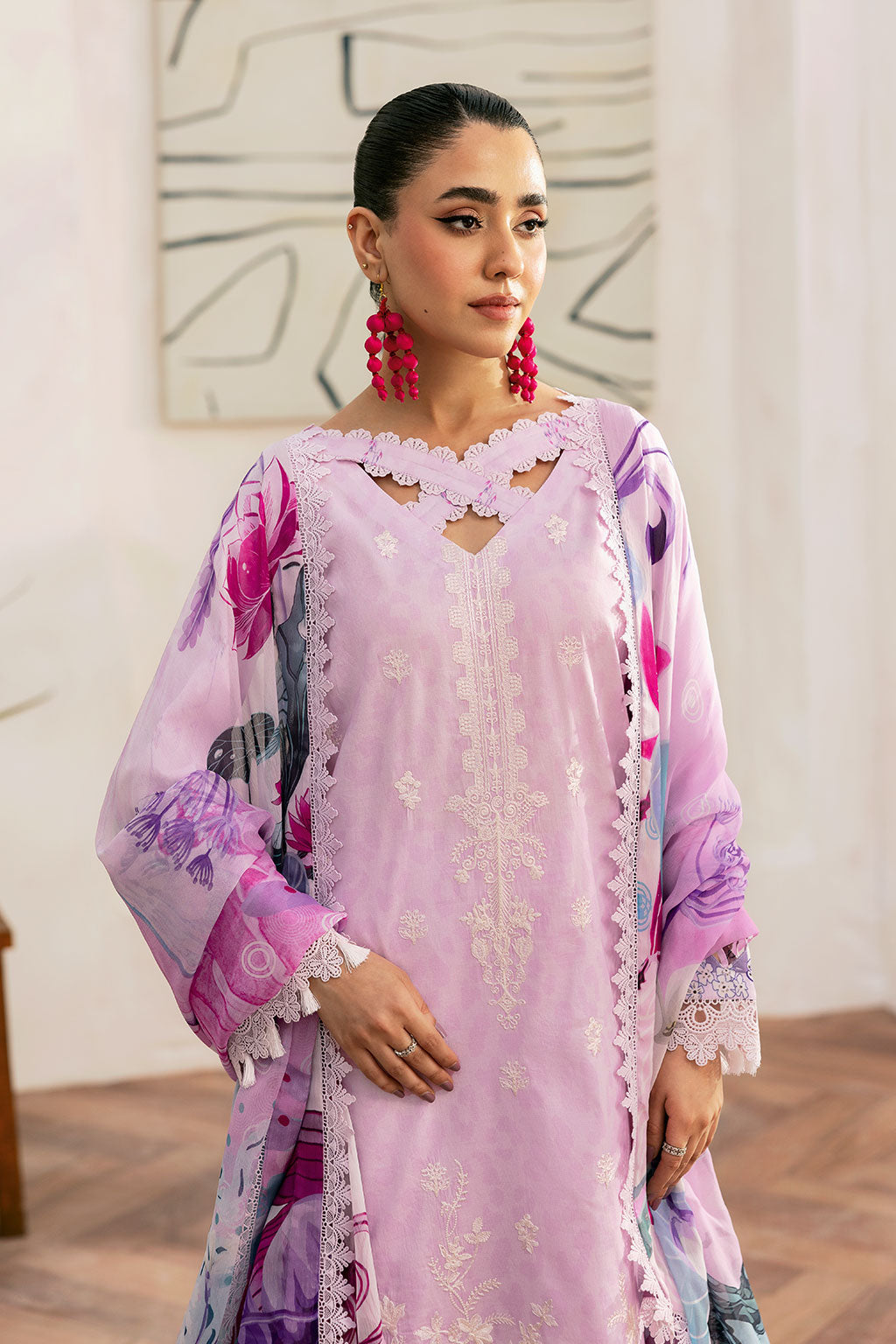 Ramsha | Mashaal Luxury Lawn |  L-1404 by Ramsha - Designer Dress  - Type : Ladies Clothes - Available at Libayah - 100% Original 