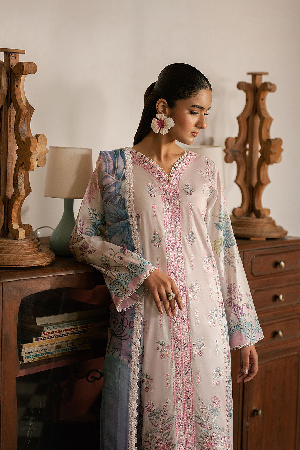 Ramsha | Mashal Luxury Lawn | L-1610 by Ramsha - Designer Dress  - Type : Ladies Clothes - Available at Libayah - 100% Original 