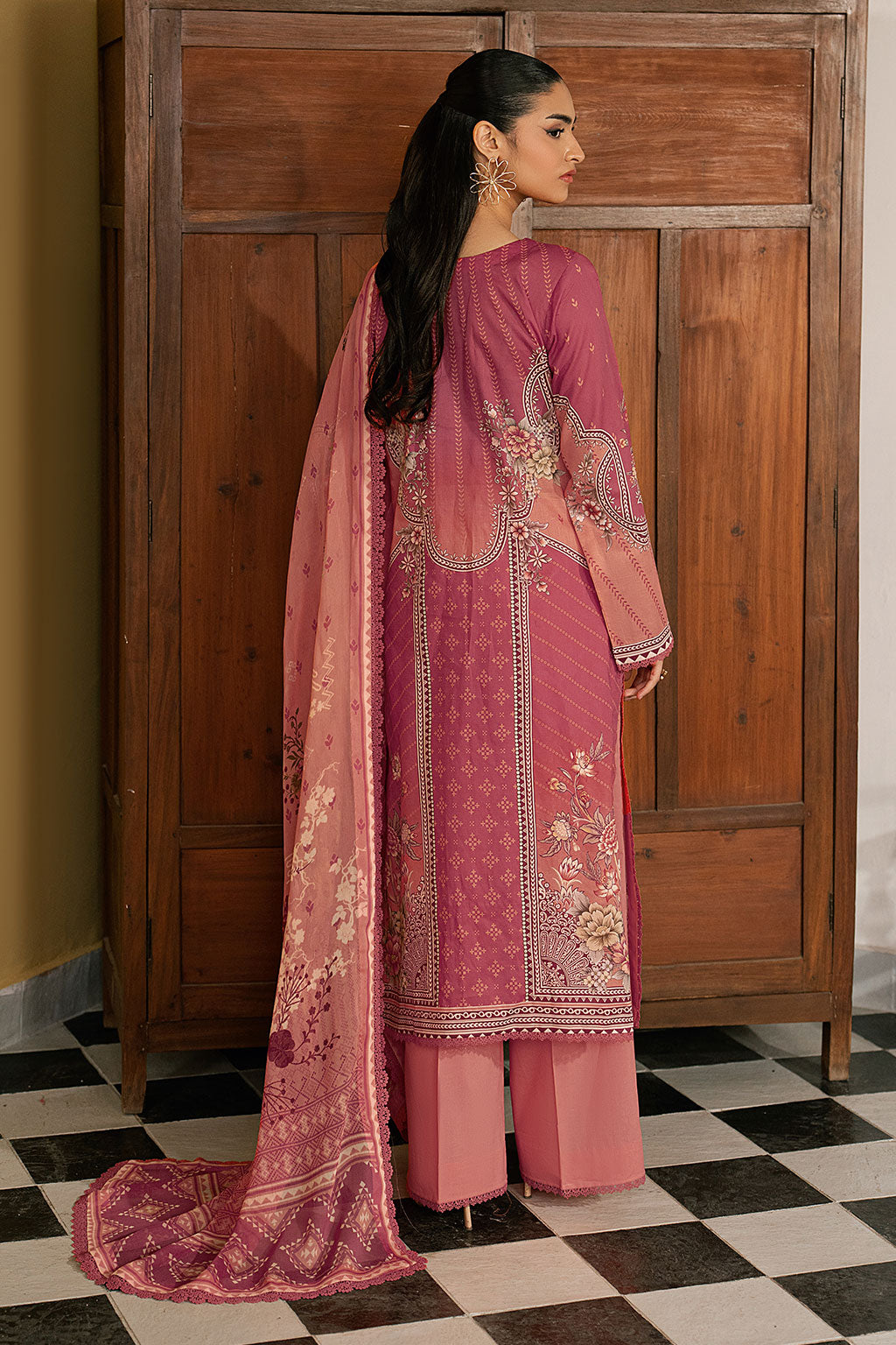 Ramsha | Mashal Luxury Lawn | L-1611 by Ramsha - Designer Dress  - Type : Ladies Clothes - Available at Libayah - 100% Original 