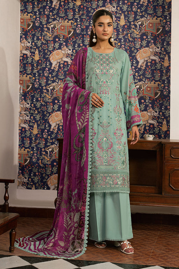 Ramsha | Mashal Luxury Lawn | L-1609 by Ramsha - Designer Dress  - Type : Ladies Clothes - Available at Libayah - 100% Original 