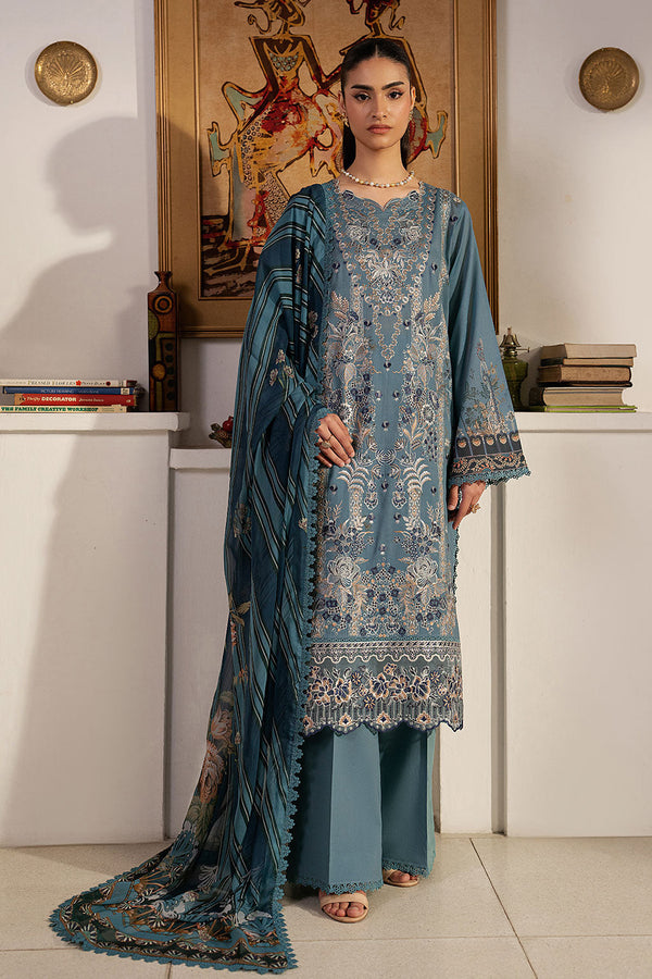 Ramsha | Mashal Luxury Lawn | L-1601 by Ramsha - Designer Dress  - Type : Ladies Clothes - Available at Libayah - 100% Original 