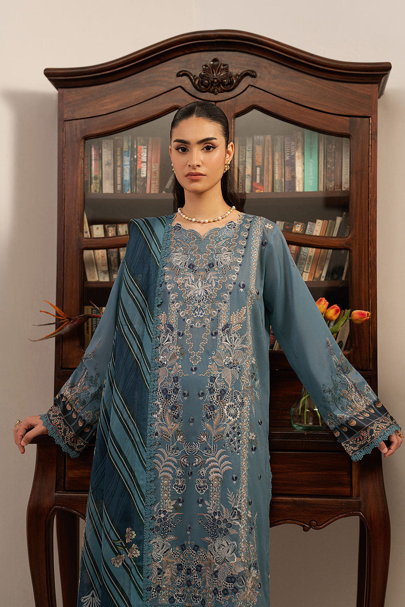 Ramsha | Mashal Luxury Lawn | L-1601 by Ramsha - Designer Dress  - Type : Ladies Clothes - Available at Libayah - 100% Original 