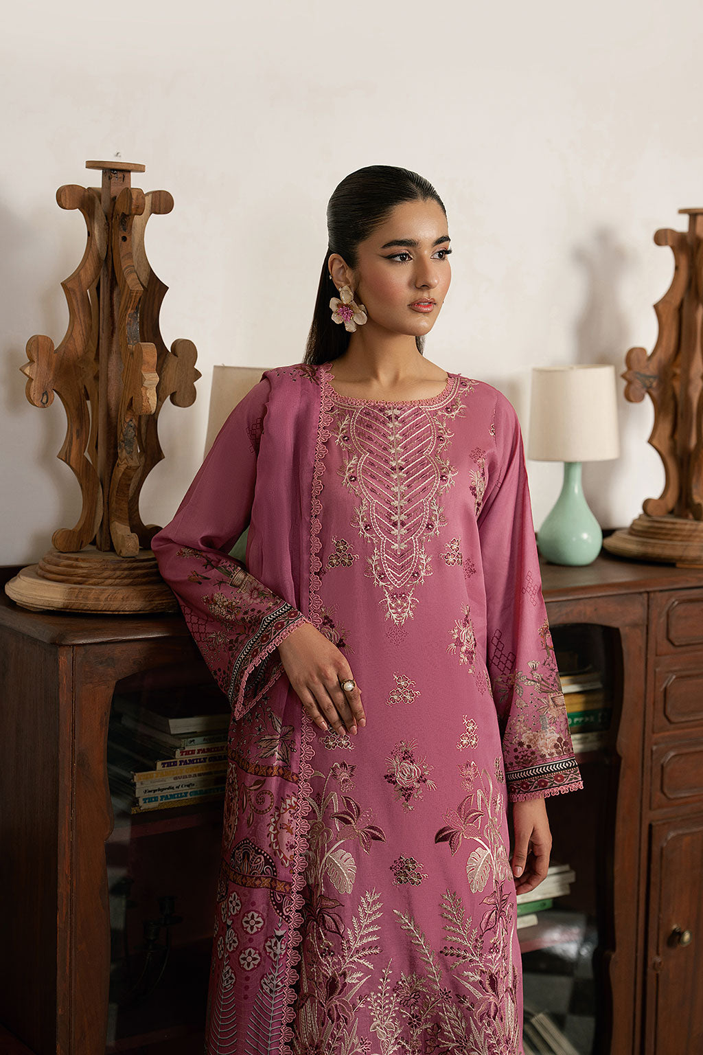 Ramsha | Mashal Luxury Lawn | L-1602 by Ramsha - Designer Dress  - Type : Ladies Clothes - Available at Libayah - 100% Original 