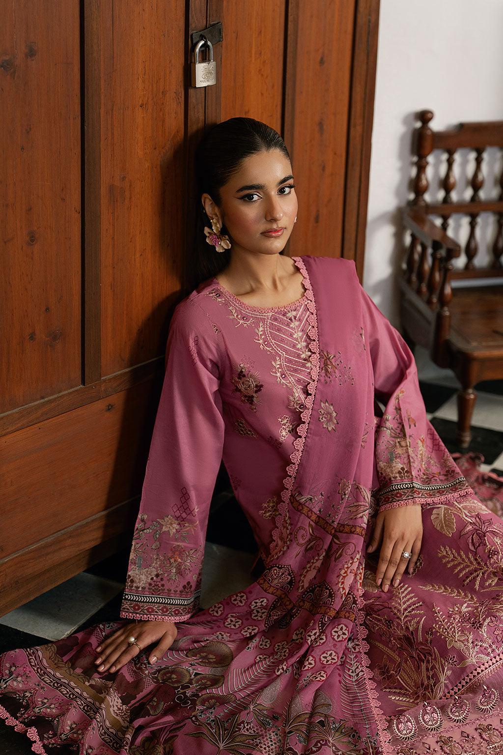 Ramsha | Mashal Luxury Lawn | L-1602 by Ramsha - Designer Dress  - Type : Ladies Clothes - Available at Libayah - 100% Original 