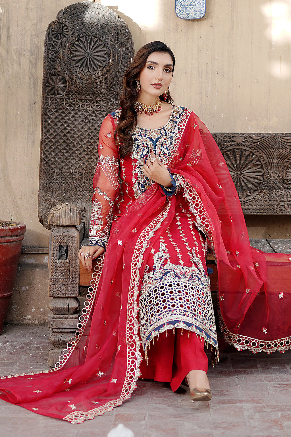 Maryams | Lemilsa Collection | L-809 by Maryams - Designer Dress - Type: Ladies Clothes - Available at Libayah - 100% Original