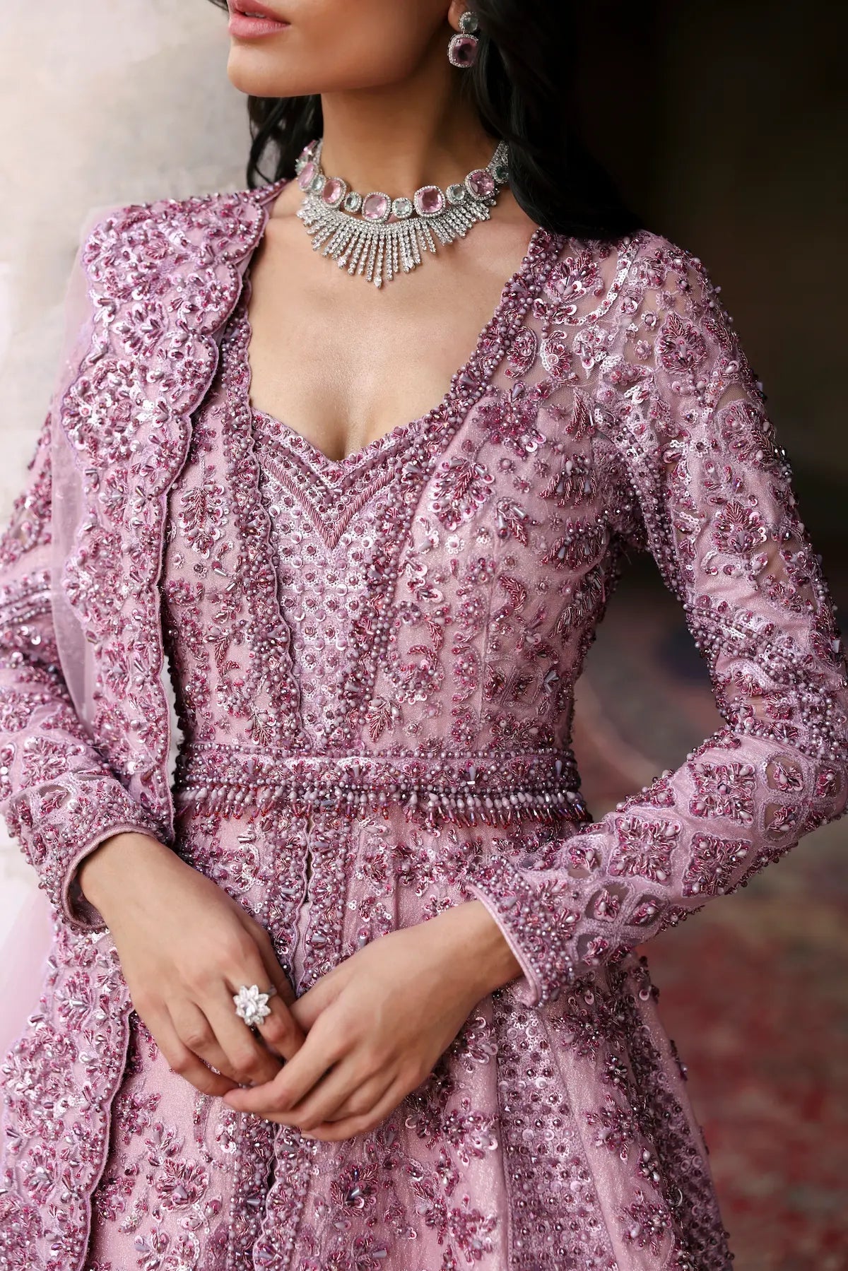 Waqas Shah | Vyah Diyan Tyaariyan 26 | Roshni by Waqas Shah - Designer Dress  - Type : Ladies Clothes - Available at Libayah - 100% Original 
