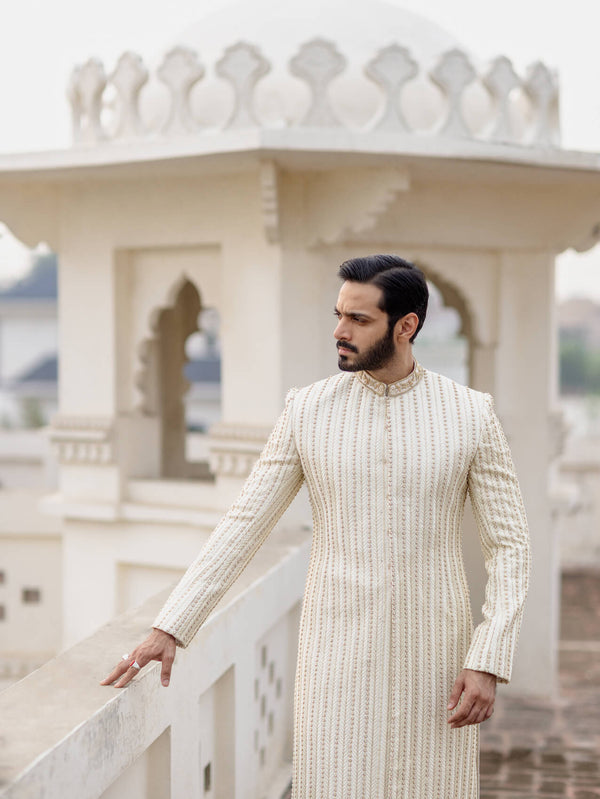 Pakistani Menswear | MAYA-AGHA by Libayah Ltd. - Designer Dress - Type: Menswear - Available at Libayah - 100% Original