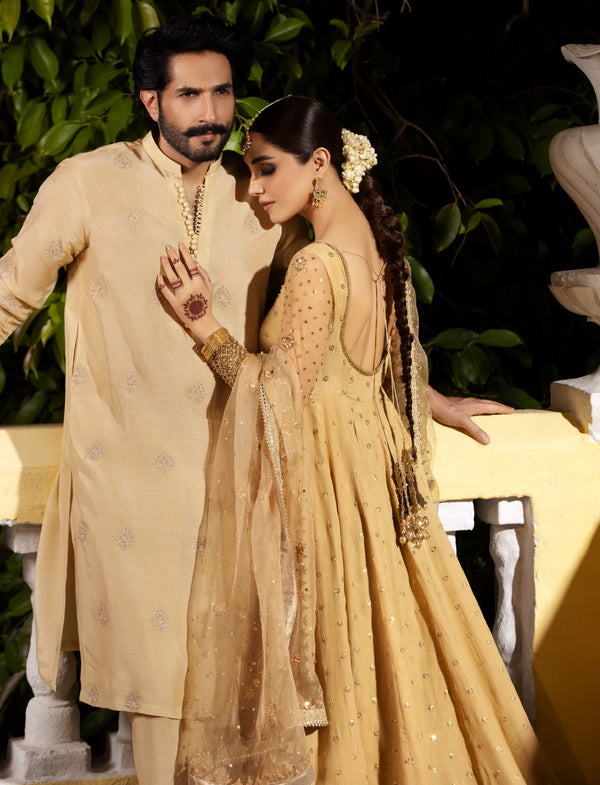 Pakistani Menswear | MAYA-HUZOOR by Libayah Ltd. - Designer Dress - Type: Ladies Clothes - Available at Libayah - 100% Original