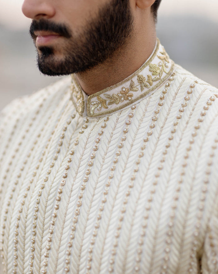 Pakistani Menswear | MAYA-AGHA by Libayah Ltd. - Designer Dress - Type: Menswear - Available at Libayah - 100% Original