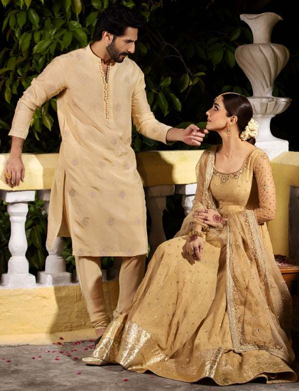 Pakistani Menswear | MAYA-HUZOOR by Libayah Ltd. - Designer Dress - Type: Ladies Clothes - Available at Libayah - 100% Original