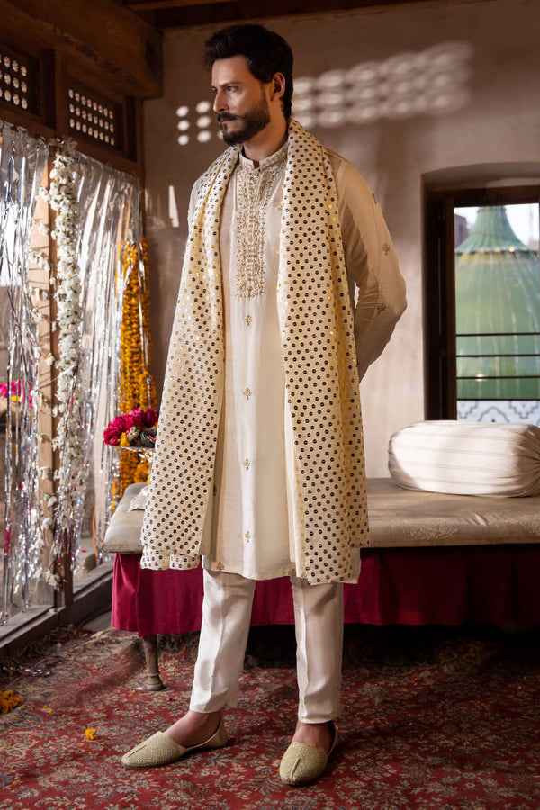 Pakistani Menswear | MAYA-KEREM by Libayah Ltd. - Designer Dress - Type: Menswear - Available at Libayah - 100% Original