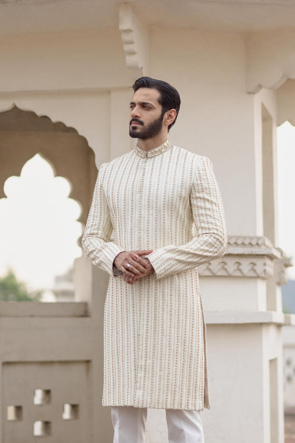 Pakistani Menswear | MAYA-AGHA by Libayah Ltd. - Designer Dress - Type: Menswear - Available at Libayah - 100% Original