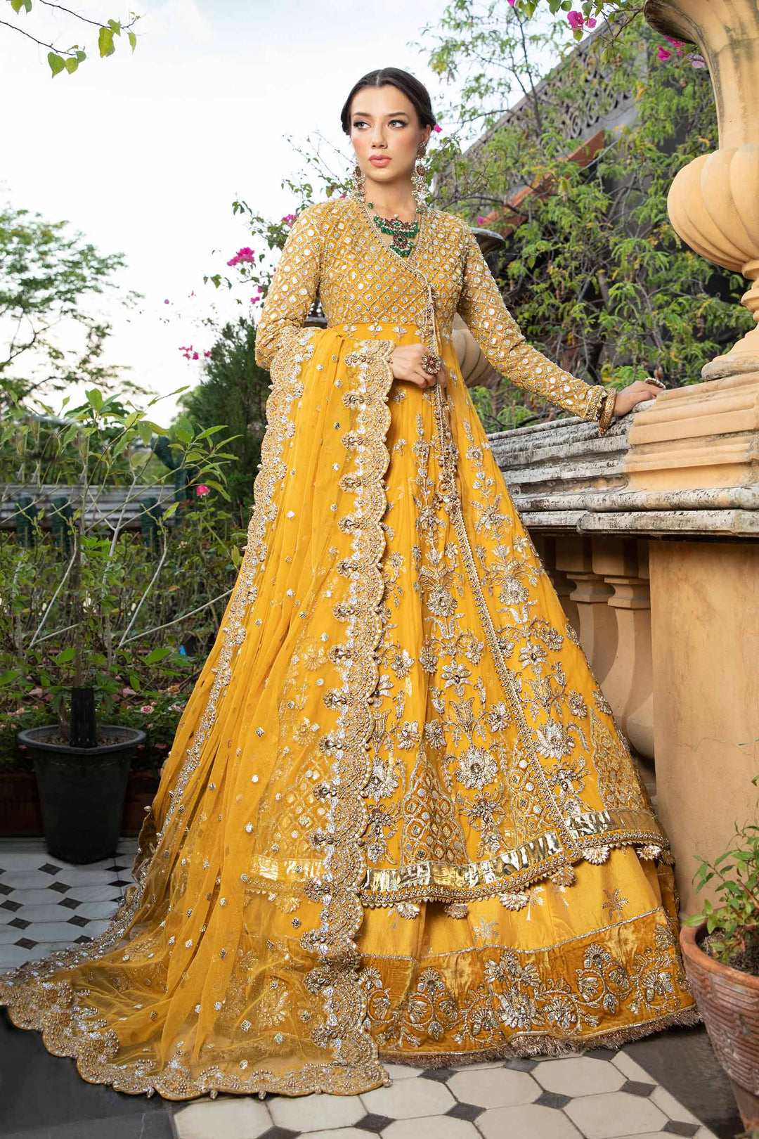 Maria B | Bridal Couture | Nura by Maria B - Designer Dress - Type: Ladies Clothes - Available at Libayah - 100% Original