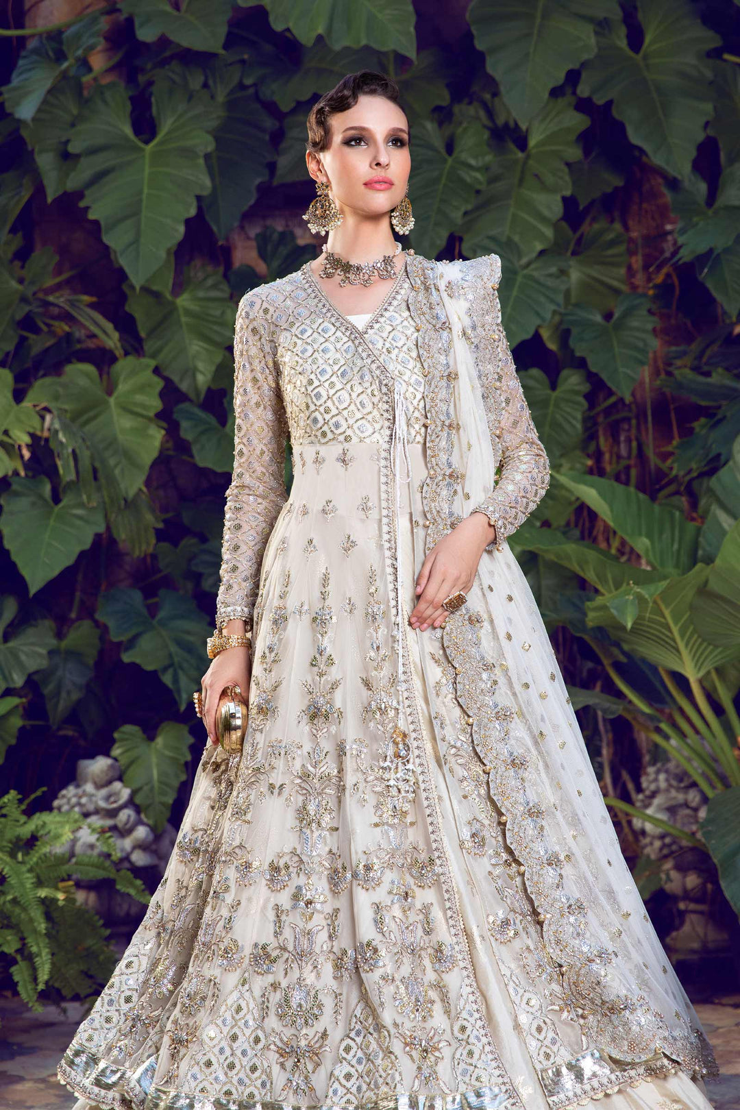 Maria B | Bridal Couture | Iyla by Maria B - Designer Dress - Type: Ladies Clothes - Available at Libayah - 100% Original