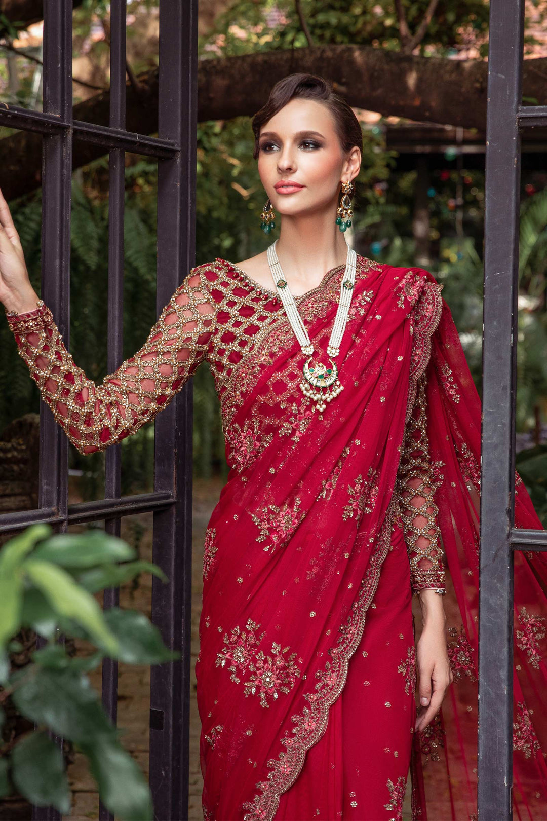 Maria B | Bridal Couture | Adaliz by Maria B - Designer Dress - Type: Ladies Clothes - Available at Libayah - 100% Original