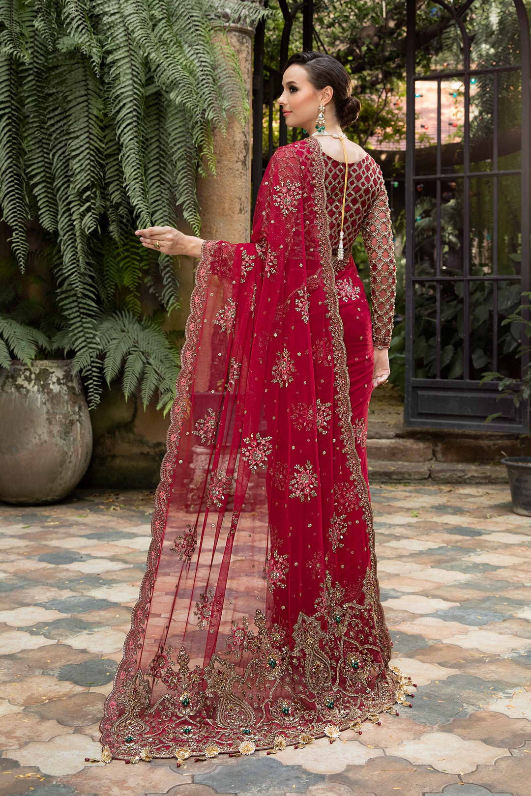 Maria B | Bridal Couture | Adaliz by Maria B - Designer Dress - Type: Ladies Clothes - Available at Libayah - 100% Original