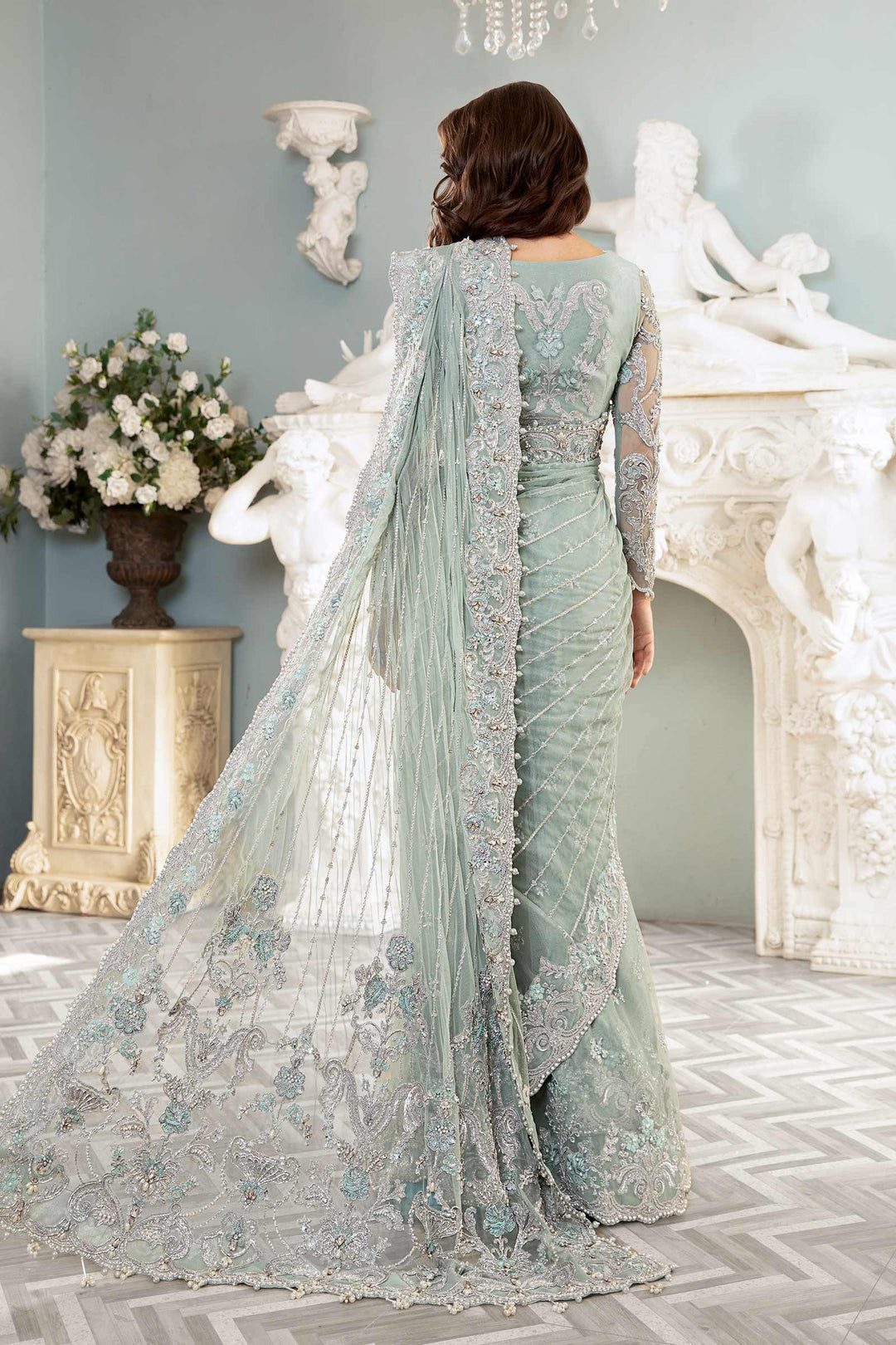 Maria B | Bridal Couture | Helene by Maria B - Designer Dress - Type: Ladies Clothes - Available at Libayah - 100% Original