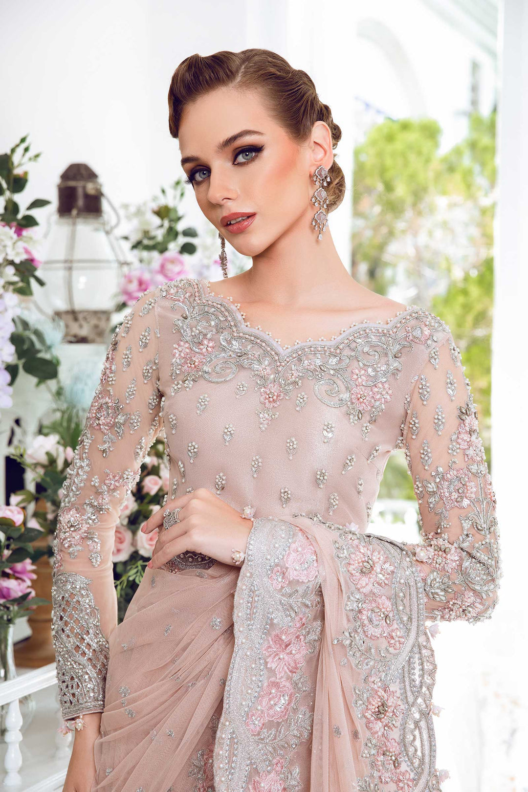 Maria B | Bridal Couture | Dahlia by Maria B - Designer Dress - Type: Ladies Clothes - Available at Libayah - 100% Original