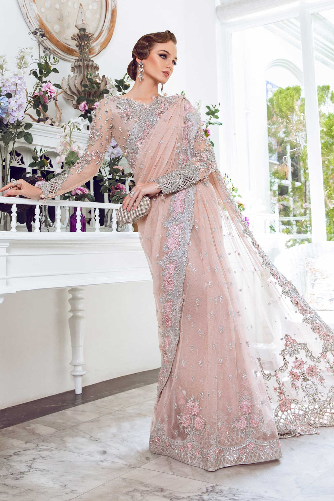 Maria B | Bridal Couture | Dahlia by Maria B - Designer Dress - Type: Ladies Clothes - Available at Libayah - 100% Original
