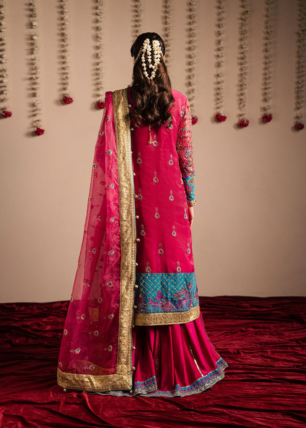 Maria Osama Khan | Jhil Mil Wedding Festive | Gulaboo - Maria Osama by Maria Osama Khan - Designer Dress  - Type : Ladies Clothes - Available at Libayah - 100% Original 