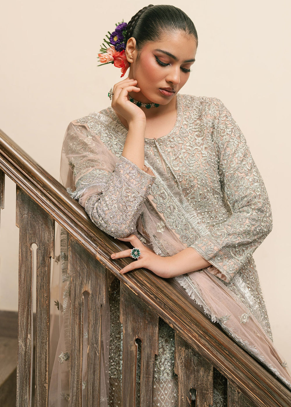 Haseens | Nawabzadi Formals |  Mehves by Haseens - Designer Dress  - Type : Ladies Clothes - Available at Libayah - 100% Original 