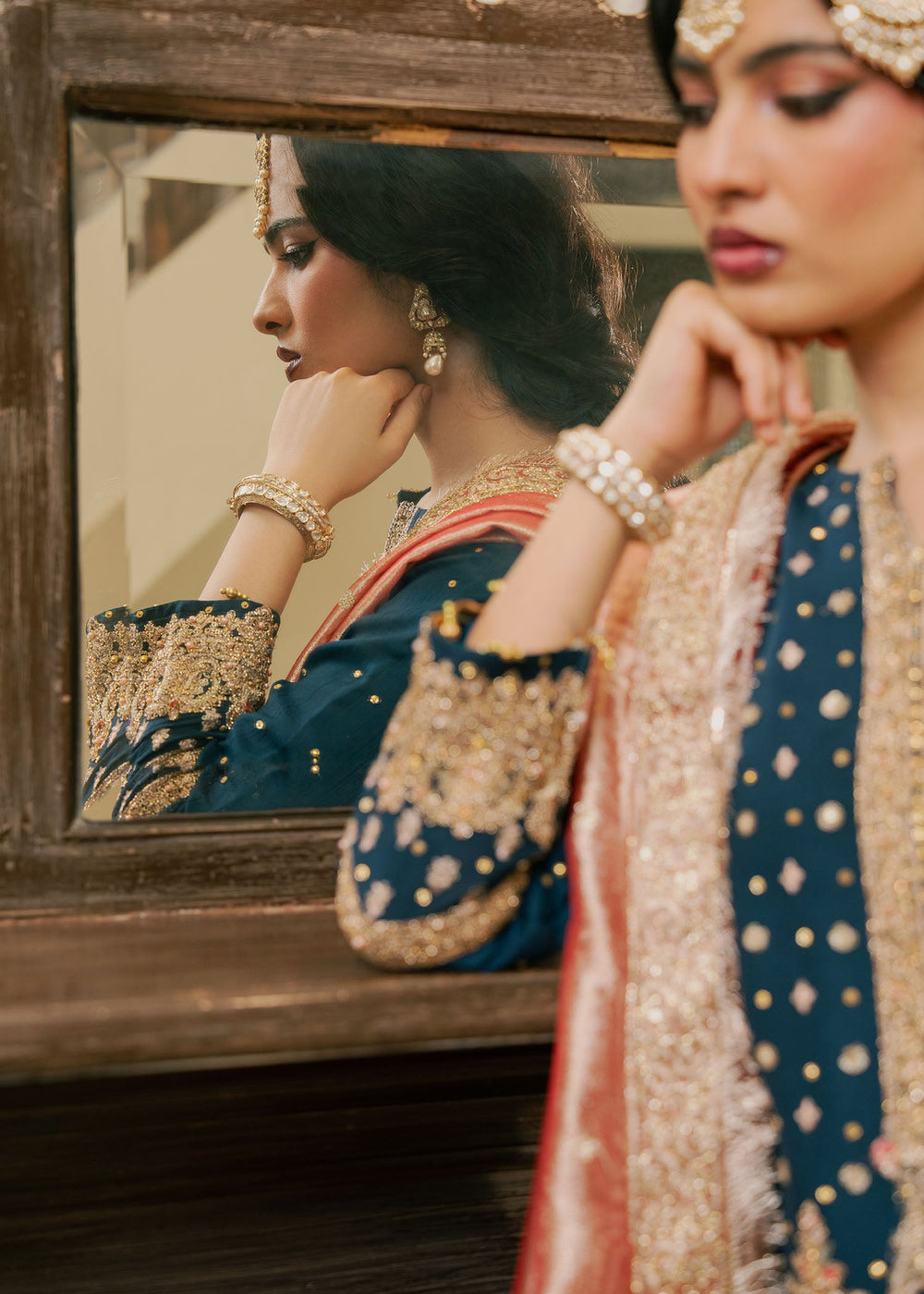 Haseens | Nawabzadi Formals | Mahin�b by Haseens - Designer Dress  - Type : Ladies Clothes - Available at Libayah - 100% Original 