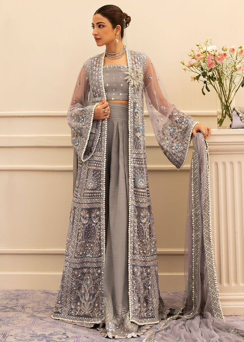 Overcast Whisper – authentic Pakistani dress from the Sadaf Fawad Khan Wedding Festive 25 collection for women in the UK
