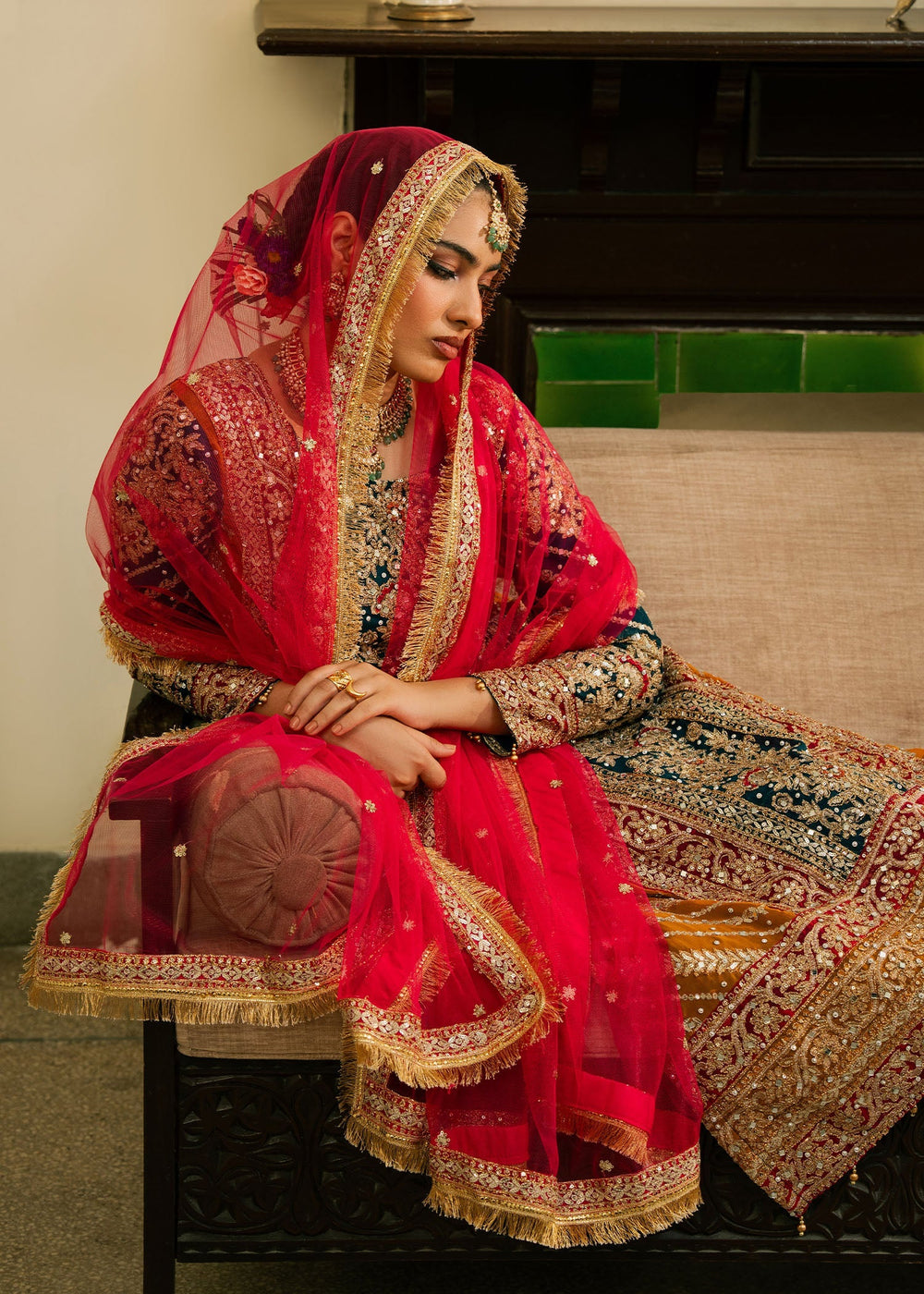 Haseens | Nawabzadi Formals |  Suroori by Haseens - Designer Dress  - Type : Ladies Clothes - Available at Libayah - 100% Original 
