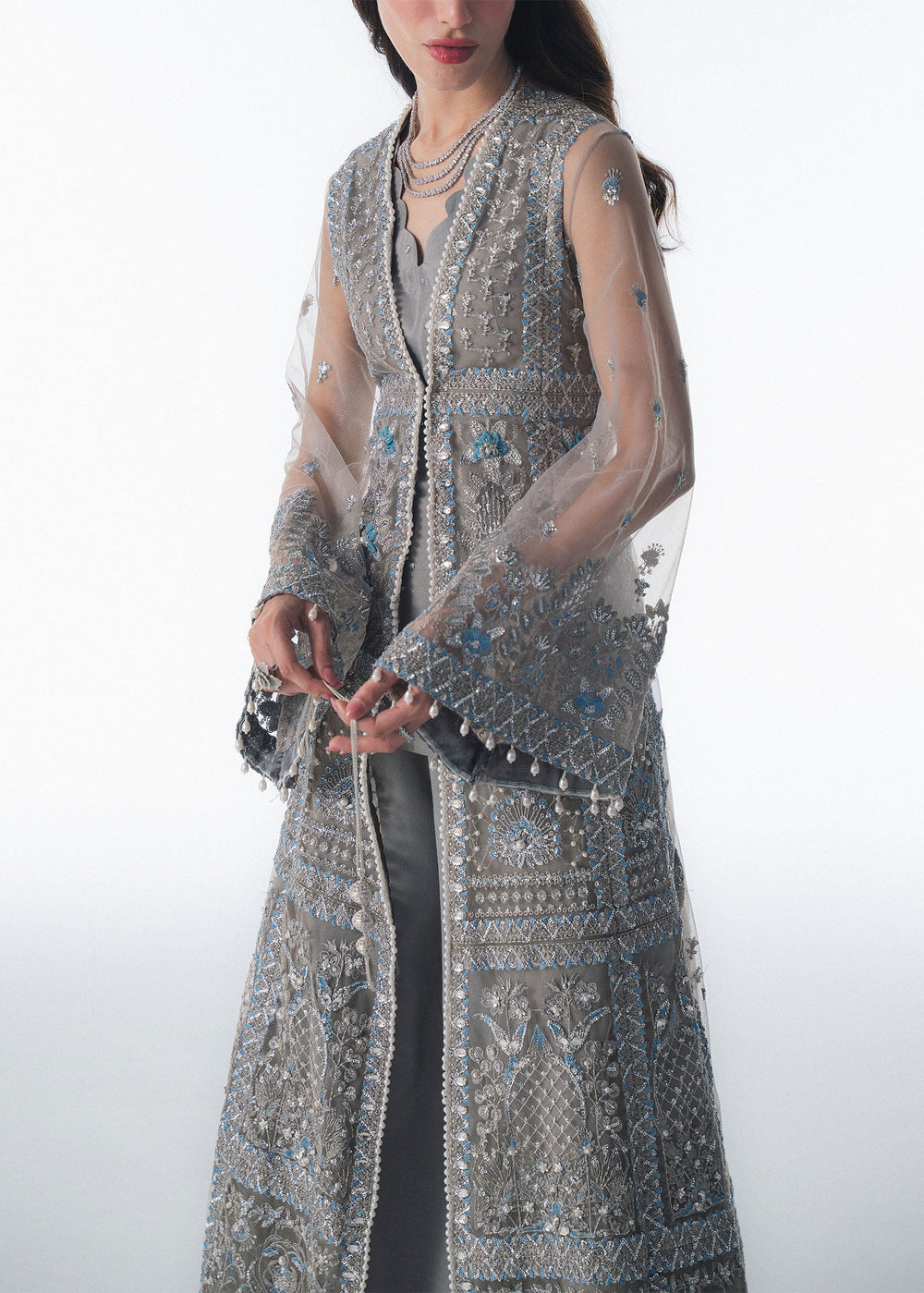 Sadaf Fawad Khan | Festive 25 | Overcast Whisper by Sadaf Fawad Khan - Designer Dress  - Type : Ladies Clothes - Available at Libayah - 100% Original 