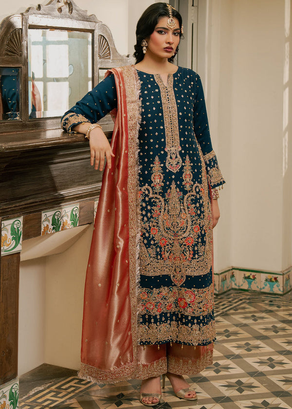 Haseens | Nawabzadi Formals | Mahin�b by Haseens - Designer Dress  - Type : Ladies Clothes - Available at Libayah - 100% Original 