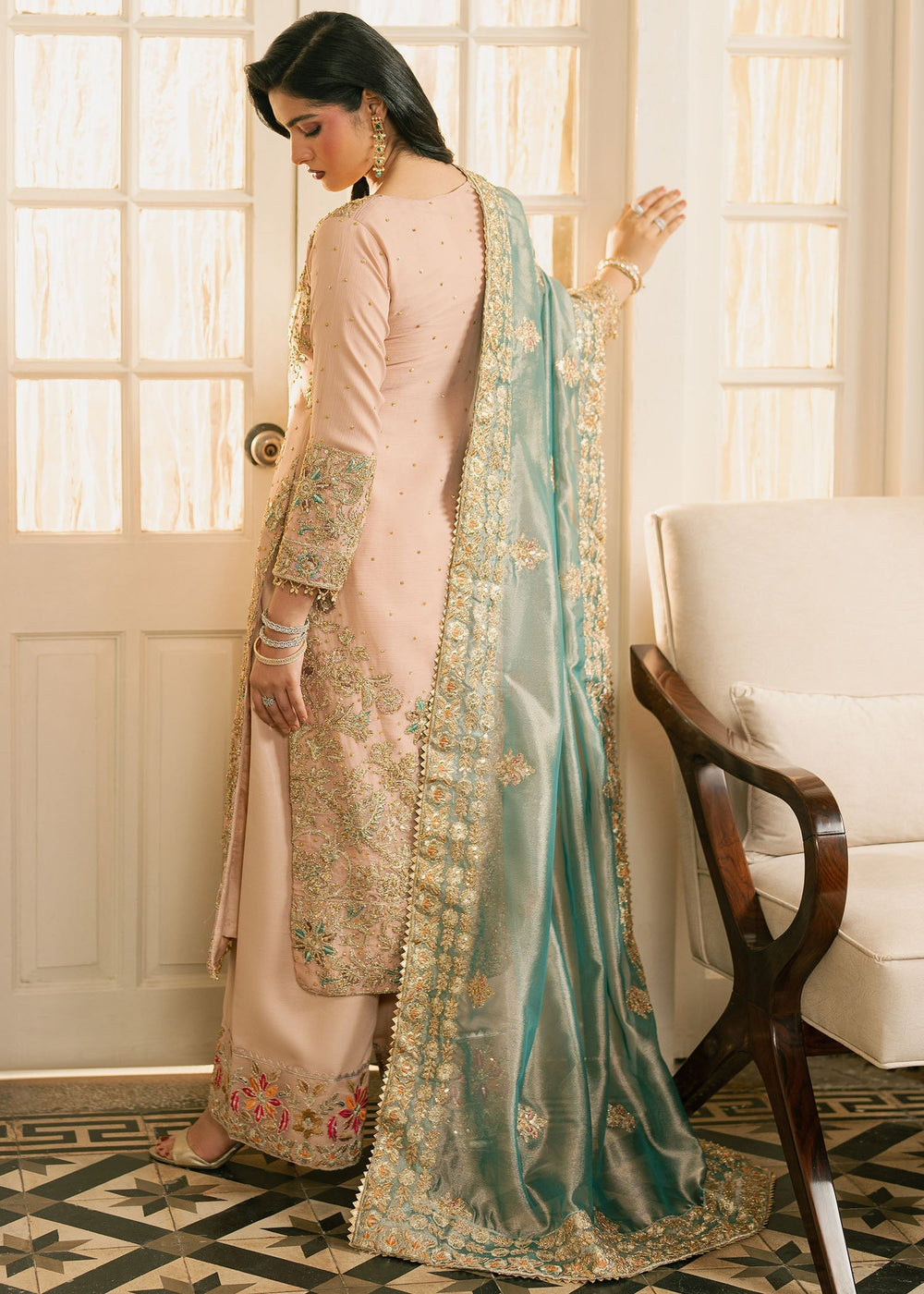 Haseens | Nawabzadi Formals | Baaha by Haseens - Designer Dress  - Type : Ladies Clothes - Available at Libayah - 100% Original 
