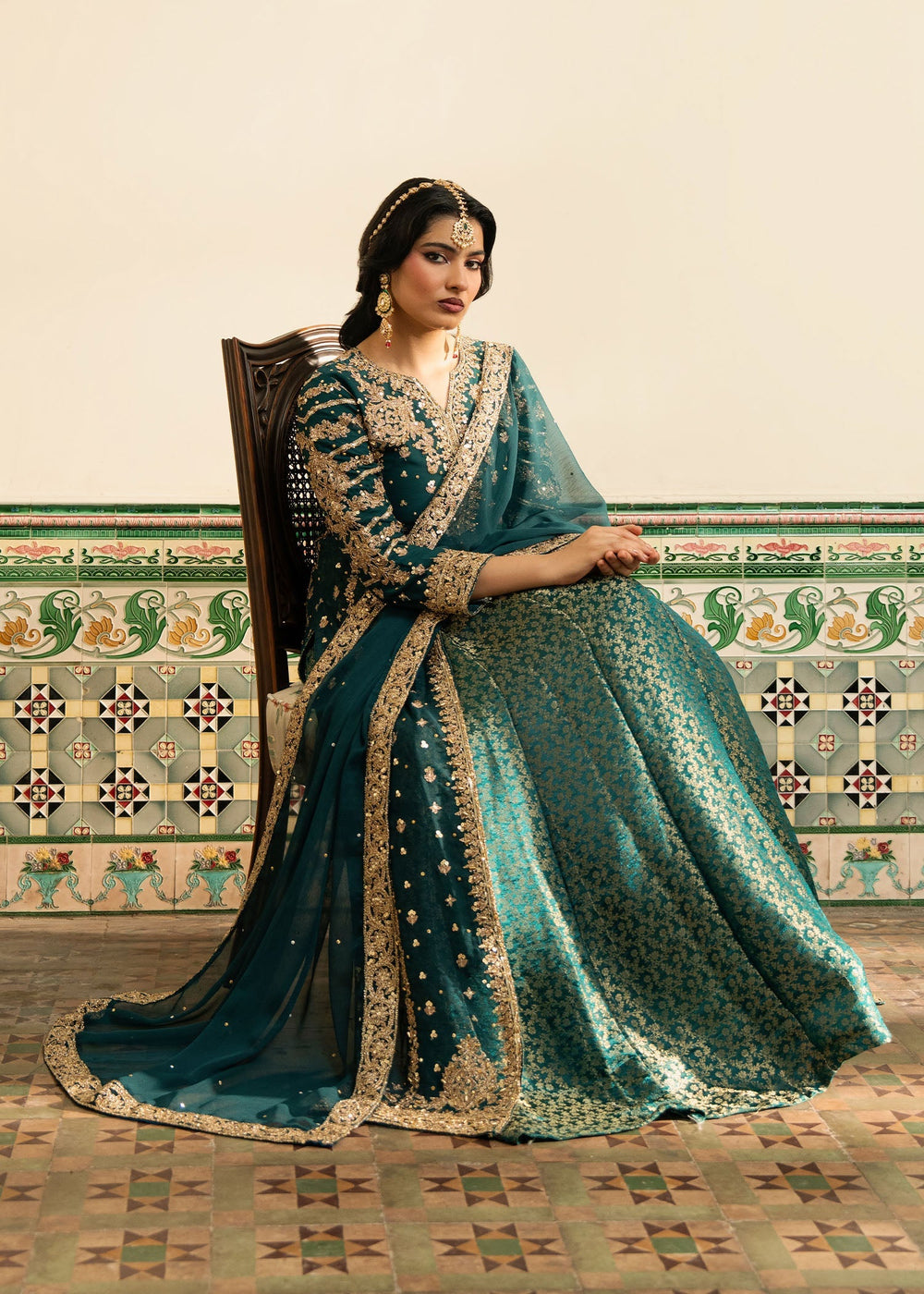 Haseens | Nawabzadi Formals | Raushan by Haseens - Designer Dress  - Type : Ladies Clothes - Available at Libayah - 100% Original 