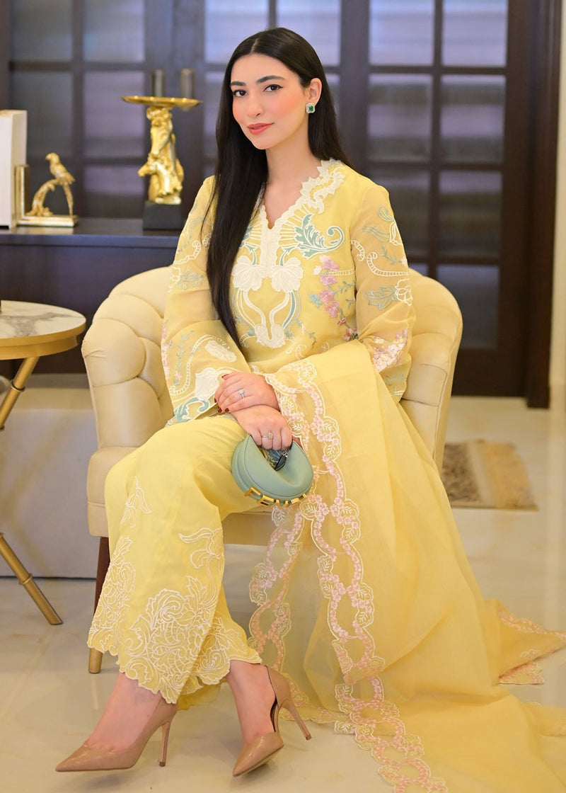 Saira Shakira | Rosea Casual Pret 25 | Dandelion Hues by Saira Shakira - Designer Dress  - Type : Ladies Clothes - Available at Libayah - 100% Original 