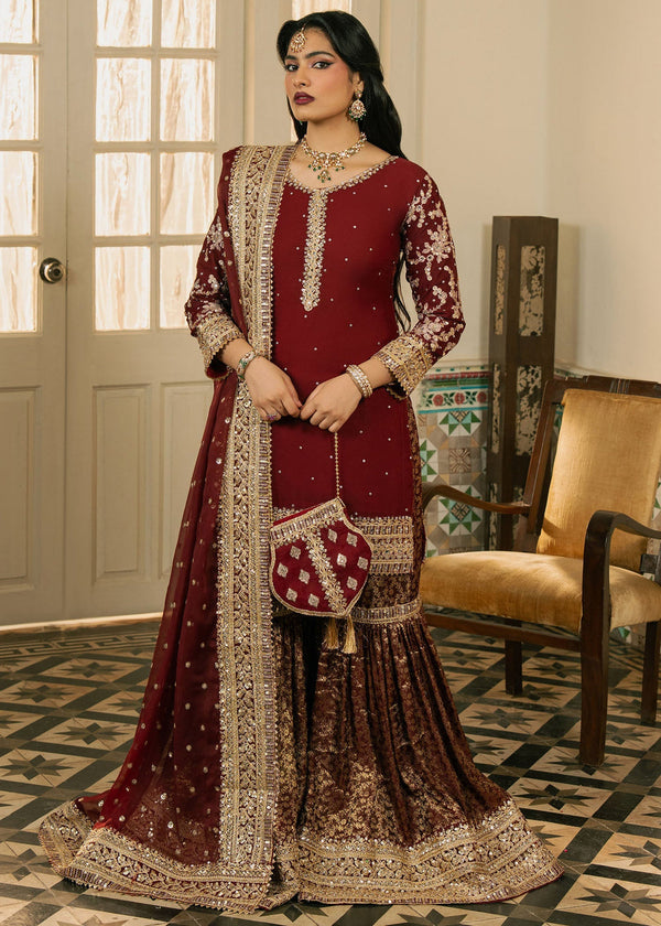 Haseens | Nawabzadi Formals | Gulnazar by Haseens - Designer Dress  - Type : Ladies Clothes - Available at Libayah - 100% Original 