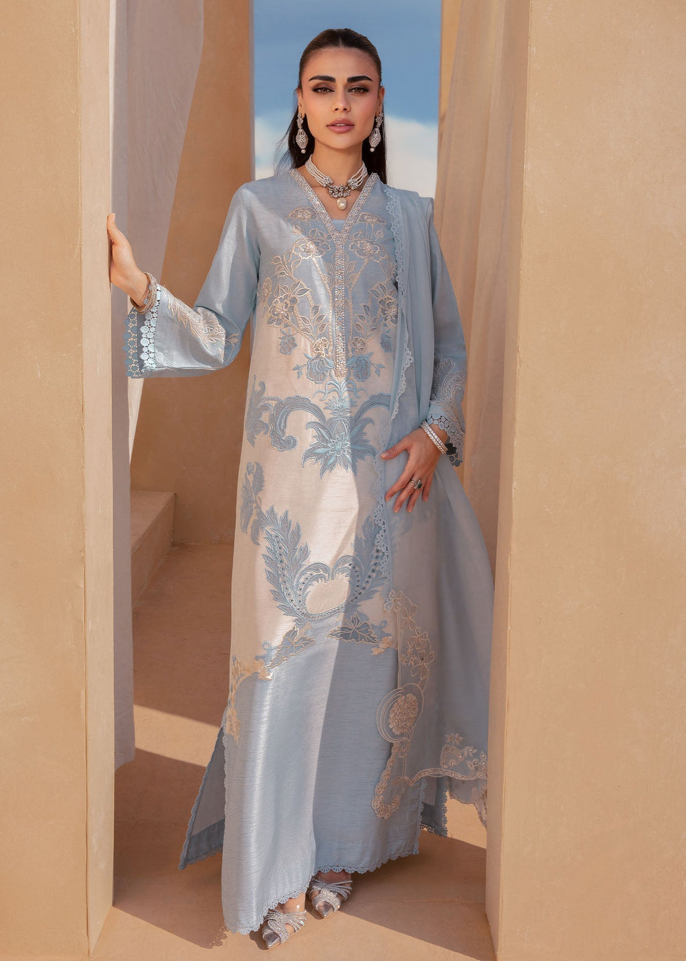 Saira Shakira | Rosea Casual Pret 25 | Keshi by Saira Shakira - Designer Dress  - Type : Ladies Clothes - Available at Libayah - 100% Original 
