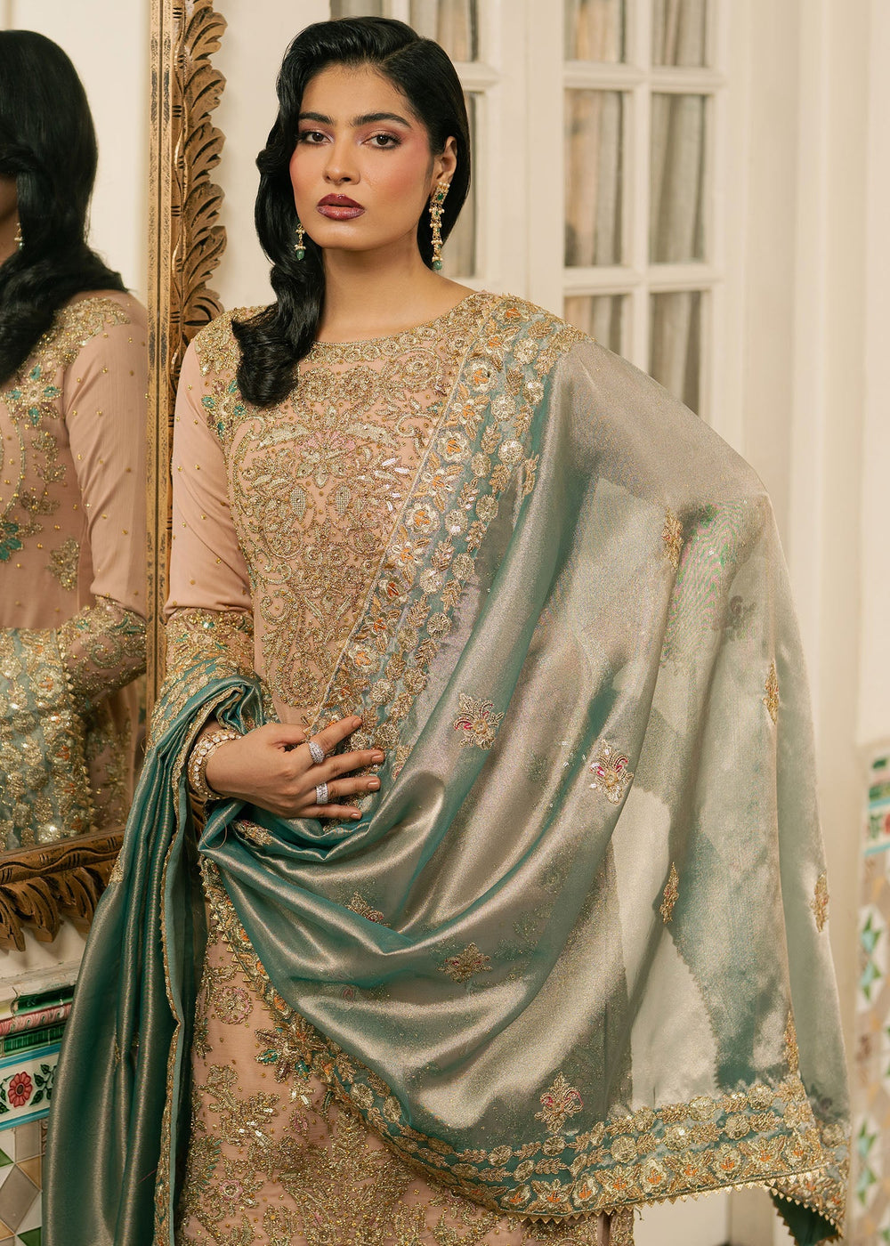 Haseens | Nawabzadi Formals | Baaha by Haseens - Designer Dress  - Type : Ladies Clothes - Available at Libayah - 100% Original 
