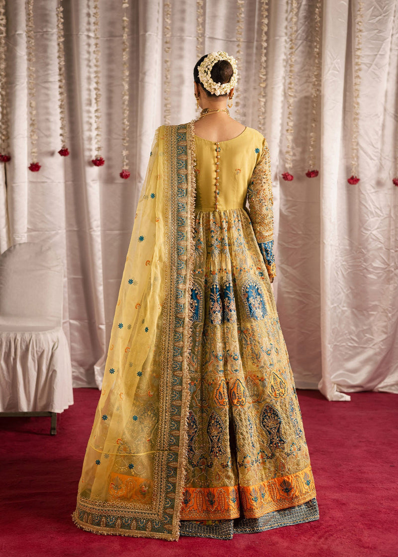 Maria Osama Khan | Jhil Mil Wedding Festive | Sunehri - Maria Osama by Maria Osama Khan - Designer Dress  - Type : Ladies Clothes - Available at Libayah - 100% Original 