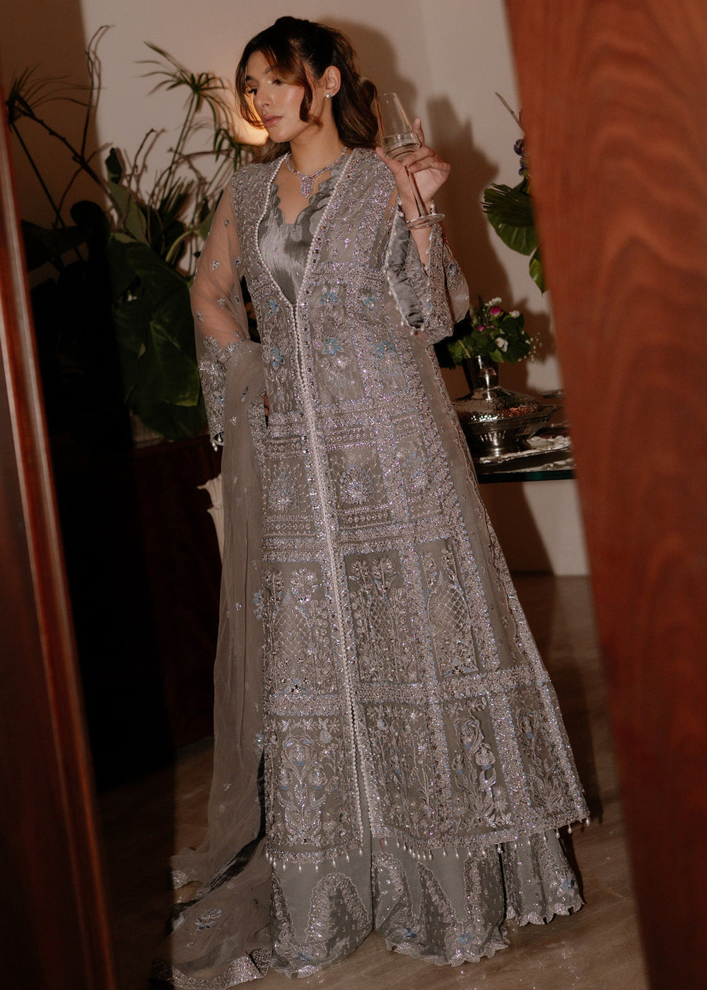 Sadaf Fawad Khan | Festive 25 | Overcast Whisper by Sadaf Fawad Khan - Designer Dress  - Type : Ladies Clothes - Available at Libayah - 100% Original 