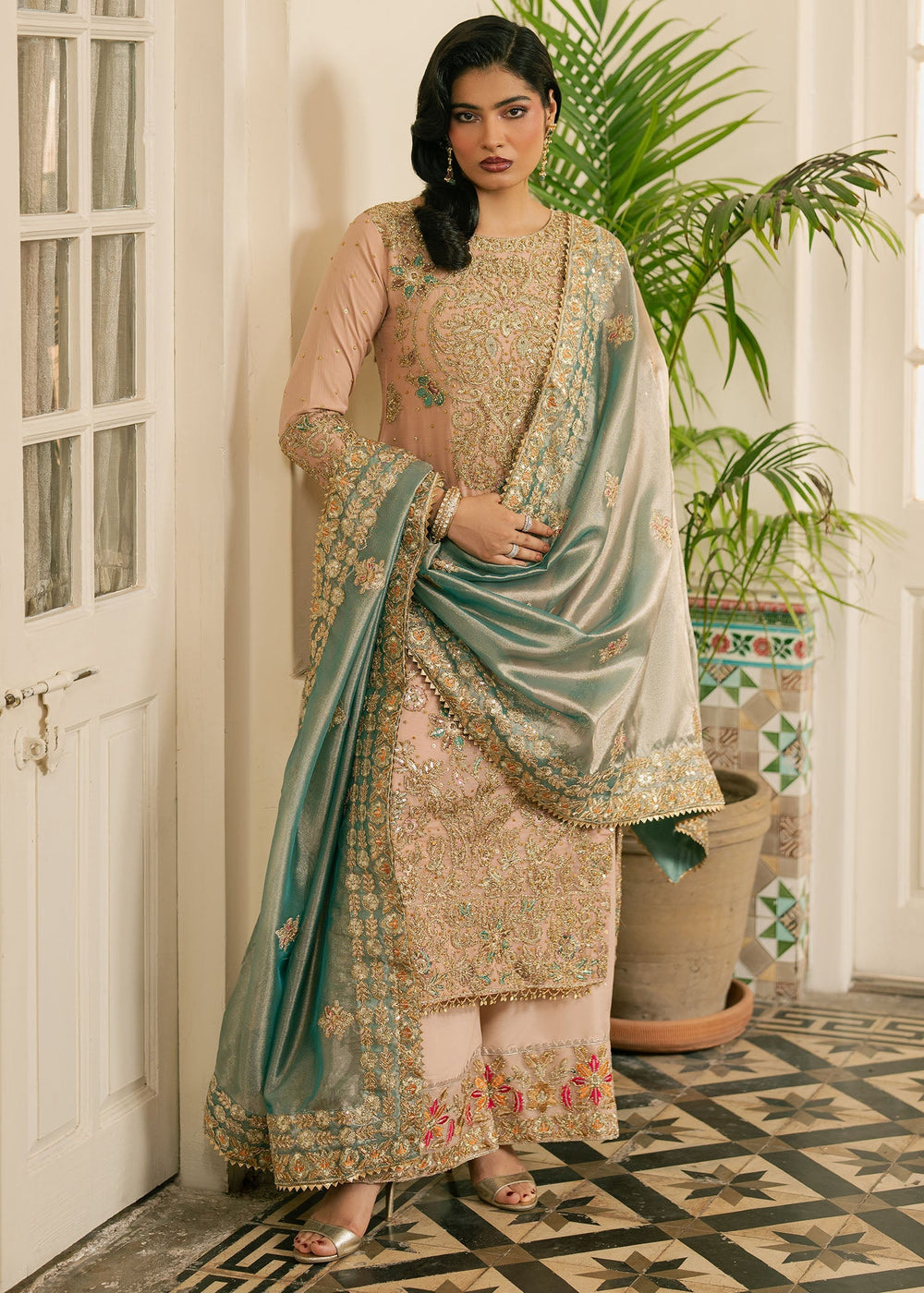 Haseens | Nawabzadi Formals | Baaha by Haseens - Designer Dress  - Type : Ladies Clothes - Available at Libayah - 100% Original 