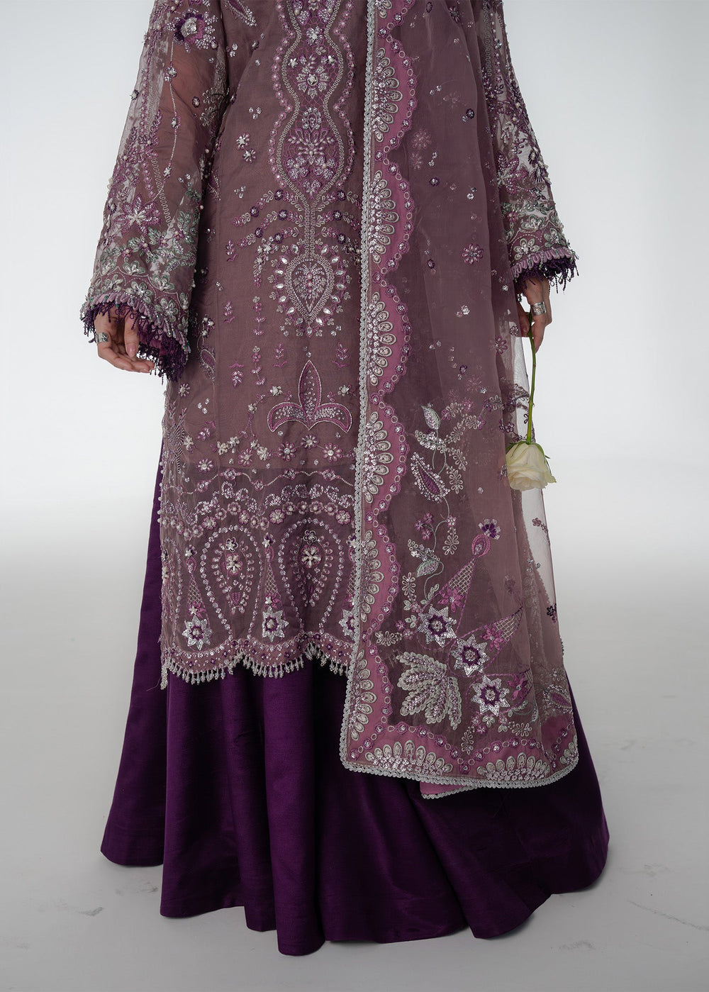 Sadaf Fawad Khan | Festive 25 | Wistful Mauve by Sadaf Fawad Khan - Designer Dress  - Type : Ladies Clothes - Available at Libayah - 100% Original 