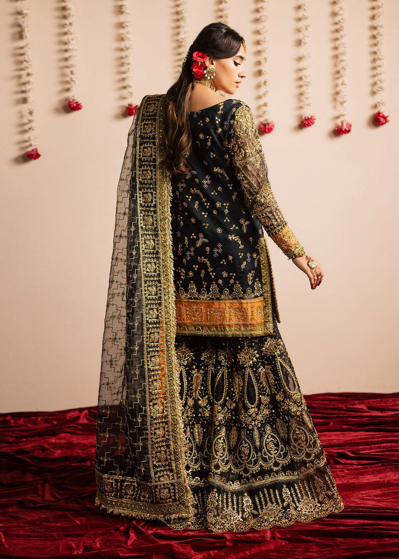 Maria Osama Khan | Jhil Mil Wedding Festive | Surmayi - Maria Osama by Maria Osama Khan - Designer Dress  - Type : Ladies Clothes - Available at Libayah - 100% Original 