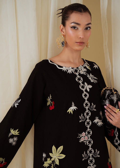 Dark Dust – authentic Pakistani dress from the Saira Shakira Basic Pret 25 collection for women in the UK.