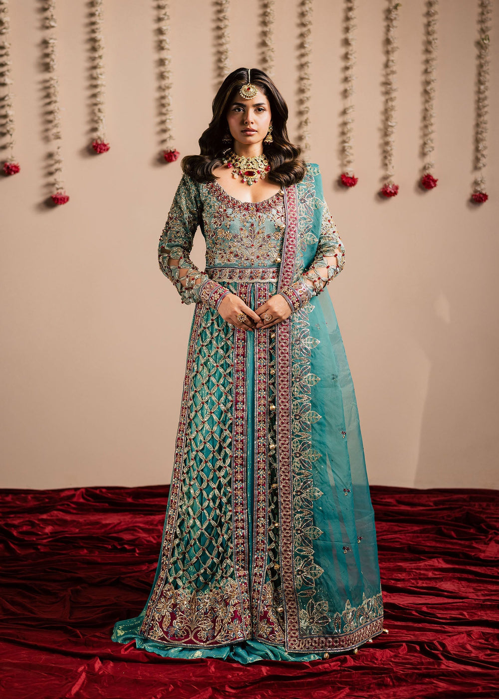 Maria Osama Khan | Jhil Mil Wedding Festive | Chamkeli - Maria Osama by Maria Osama Khan - Designer Dress  - Type : Ladies Clothes - Available at Libayah - 100% Original 