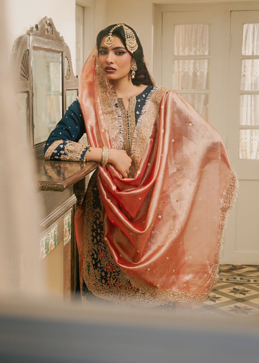 Haseens | Nawabzadi Formals | Mahin�b by Haseens - Designer Dress  - Type : Ladies Clothes - Available at Libayah - 100% Original 