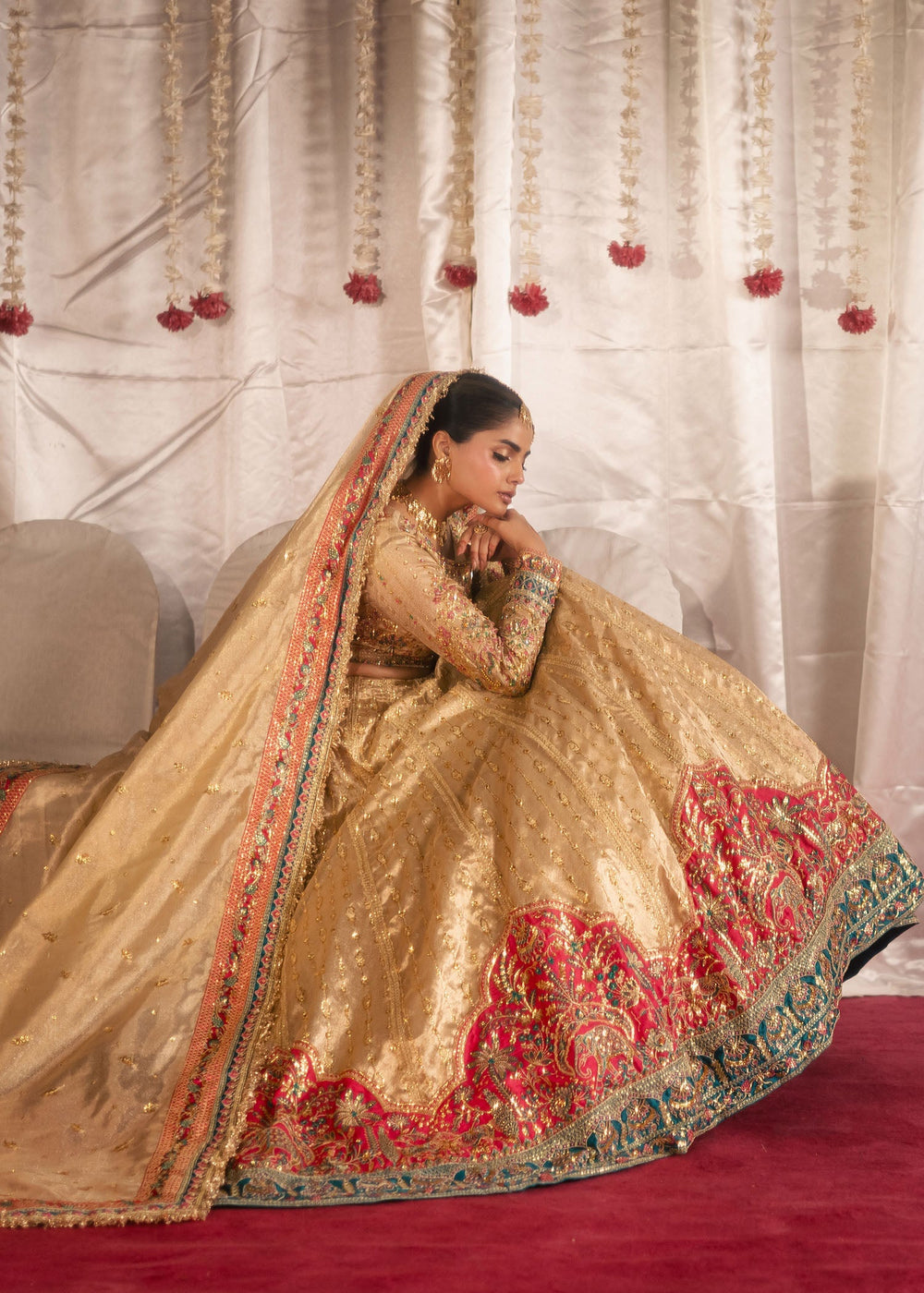 Maria Osama Khan | Jhil Mil Wedding Festive | Danak - Maria Osama by Maria Osama Khan - Designer Dress  - Type : Ladies Clothes - Available at Libayah - 100% Original 