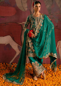Haseens | Gehna Formals | Zamarud by Haseens - Designer Dress  - Type : Ladies Clothes - Available at Libayah - 100% Original 